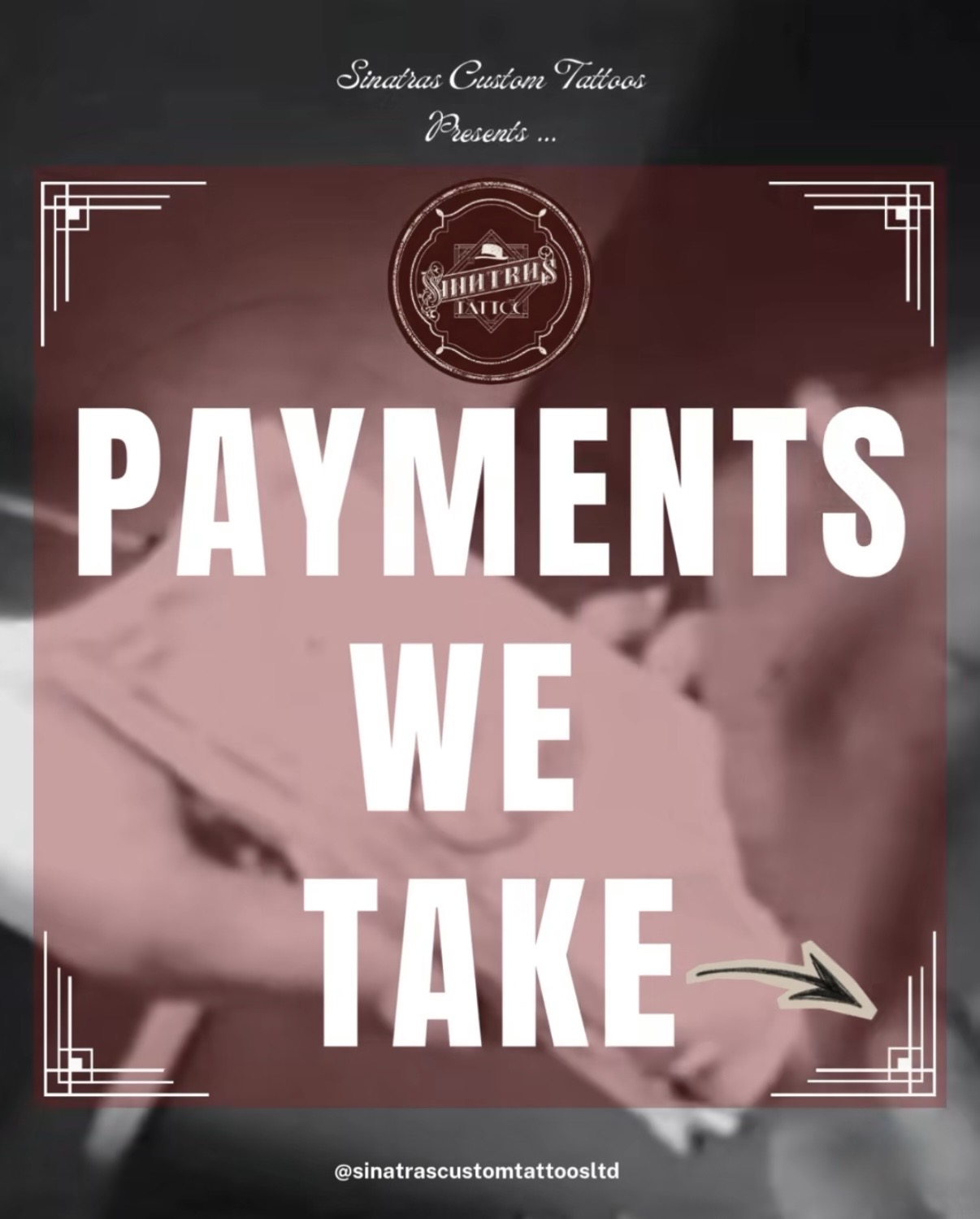 PAYMENTS WE ACCEPT